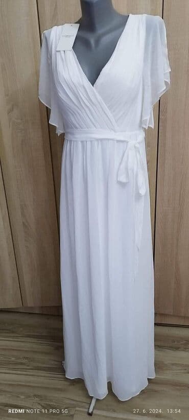 svecane pantalone i tunike: 2XL (EU 44), color - White, Evening, Short sleeves — 4