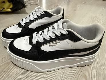 mex patike: Puma ženske patike – crno‑bele platforme - Model: Puma (logo na — 1