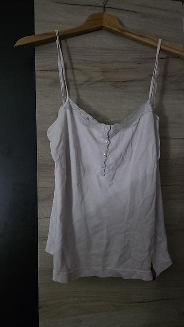 top coat: Ženska majica na bretele (kamizola) - Boja: svetloružičasta - — 2