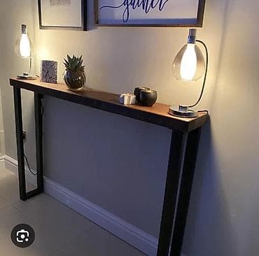 Industrijski konzolni sto za hodnik/dnevnu sobu - Moderan