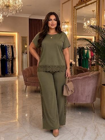 bluze sa cipkom: 06. 🌸 MODA ZA PUNIJE DAME 🌸 Prelep komplet sa čipkom koji spaja — 2