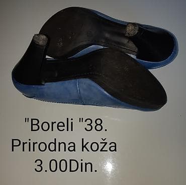 adidas springblade cena: Boreli ženske salonke – broj 38 - Materijal: prava koža (gornjište i — 8