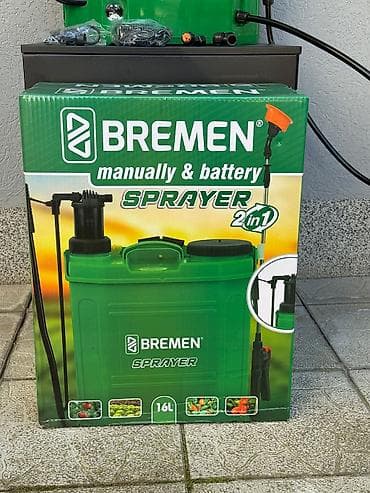 pumpa za balon vode: 02. 🌿🔋 BREMEN LEĐNA AKUMULATORSKA PRSKALICA 16L – RUČNA I NA BATERIJU! — 1
