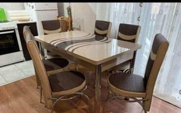 Kids' furniture: 🔥Akcija🔥 Sto i 6 stolica СЕNА КОМРLЕТА: 260€ TRPEZARIJSKI STO — 6