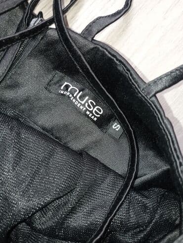 S, color - Black, Cocktail, With the straps — 3