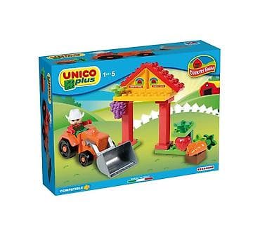 lap top za decu igracka: Kocke farma set 085238 (šifra: 085238-60) UNICO Plus “Country Farm” — 1