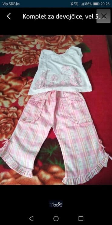 zimske pantalone za devojcice: Set: T-shirt, Trousers, 110-116 — 1
