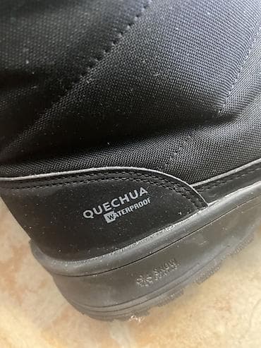 paciotti zenske cizme: Quechua ženske zimske čizme – model “Boots Warm 100 Scratch”, crne - — 2
