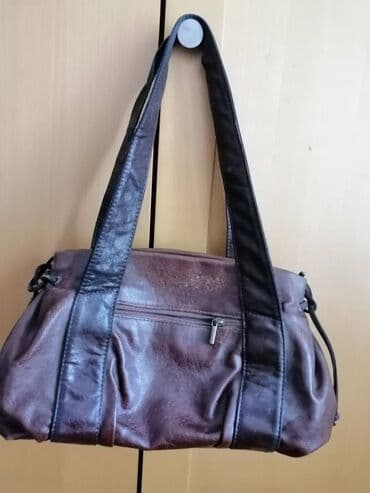 kožna torba ženska: Bianco, Material: Leather — 6