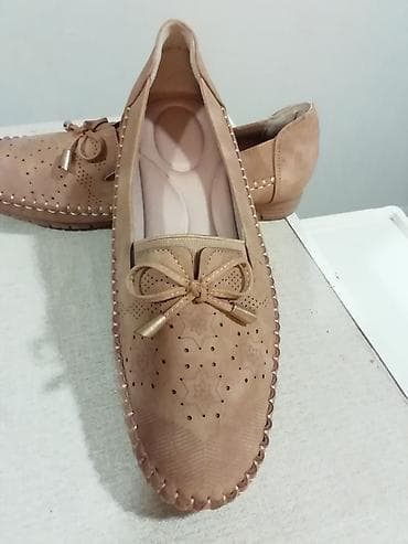 guess mokasine zenske: Nove preudobne krem mokasine 39 broj. Unutrašnje gazište 25 cm — 6