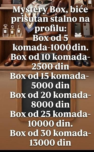 torbe novi sad: Mystery Box – stalno dostupan na profilu Izaberi veličinu paketa: - — 1