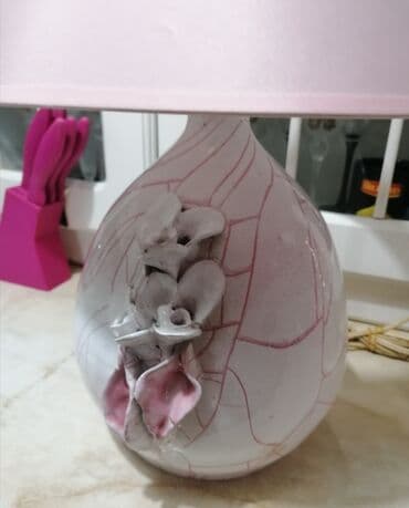 vitorog cipelarnik sa ogledalom: Stona lampa, bоја - Roze — 3