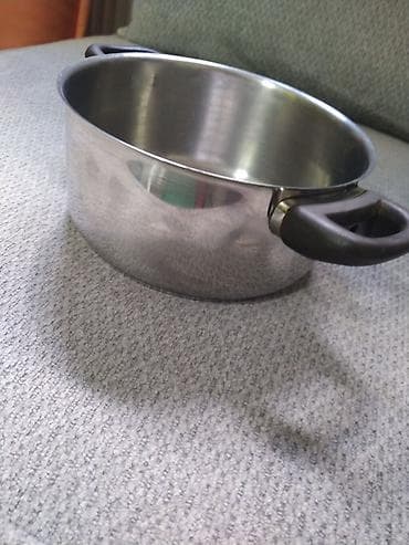slavski komplet: Set inox posuđa 18/10 – lonci i šerpe sa poklopcem korisceni par puta — 9