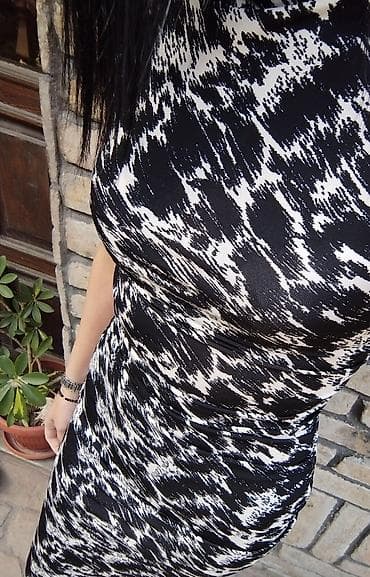 top s perjem: H&M haljina, veličina S. - Kroj: uska, pripijena silueta koja — 4