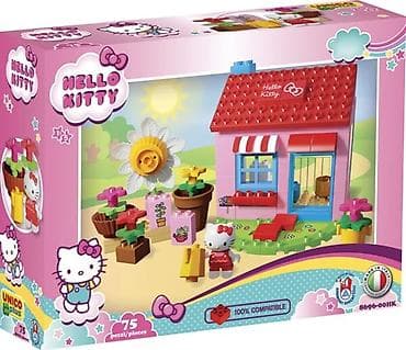 Building Blocks: Baštenska kućica Hello Kitty Androni – set kocki za decu sa figurama i — 2