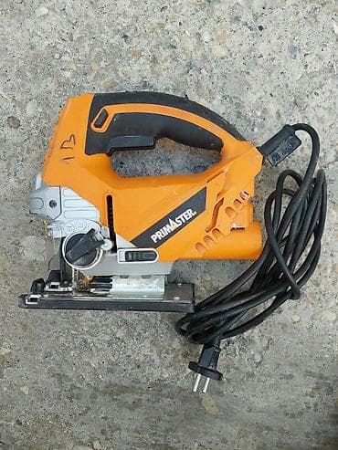 ugaona stega: Električna ubodna testera PRIMASTER + električni heftalica/klamerica — 1