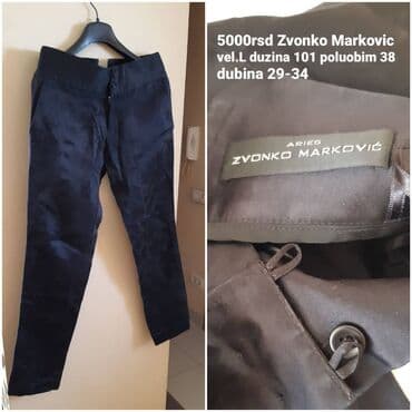 trudničke pantalone: S (EU 36), Spušteni struk, Drugi kroj pantalona — 3