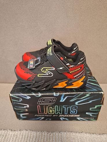 Skechers dečije svetleće patike – model Flex-Glow Bolt - Boje: crna