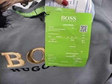 Trousers: Sweatshirt, M, Hugo Boss, color - Grey — 2