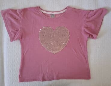 sasvim prirodno majice: Crop top, Kratak rukav, 128-134 — 2