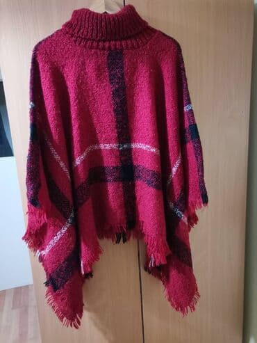 zenski ponco: Pelerina/ pončo Malo nošen. Veličina univerzalna. Teško se meri, ali — 3