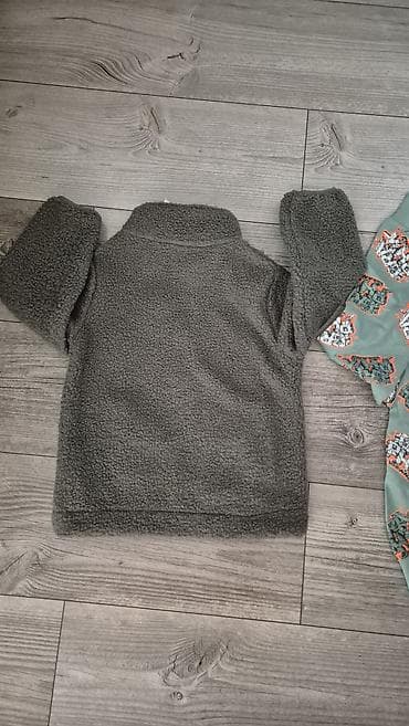 Other Children's Items: Dečja teddy/fleks jakna bez kapuljače, maslinasto zelena - Brend — 2