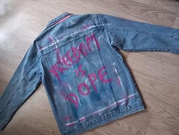 Women's Sweatsuits: Teksas jakna nova prelep model,odgovara do L veličine — 2