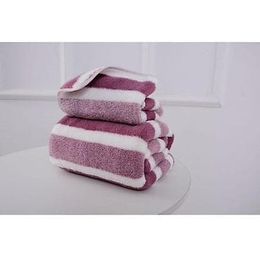 luster od grede: Ultra upijajući peškiri sa prugama -Materijal: mekana,gustotkana — 4