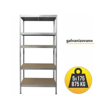 velike police: METALNE STALAŽNE POLICE POLICA METAL-MEDIJAPAN. Visina 180cm, širina — 5