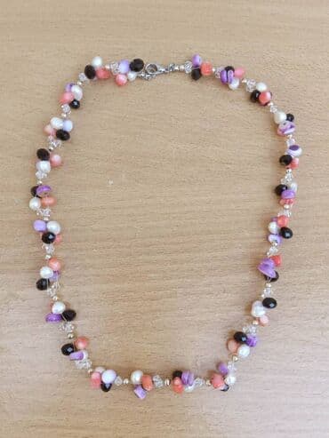 Kaiševi: Ogrlica - Tuti Fruti Ogrlica - Tuti Fruti, od BISERA, SEDEFA, KORALA — 1