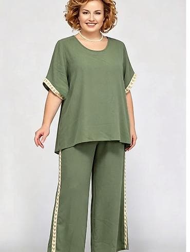 letnji kompleti za punije dame: 🌞 New collection 🌞 
Za punije dame XL 2XL 3XL 4XL (uni) 
Cena 2500 din — 2