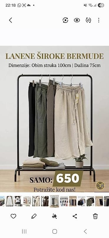 la force patike: Široke bermude sa dzepovima. - Kroj širok,opušten,za maksimalnu — 1