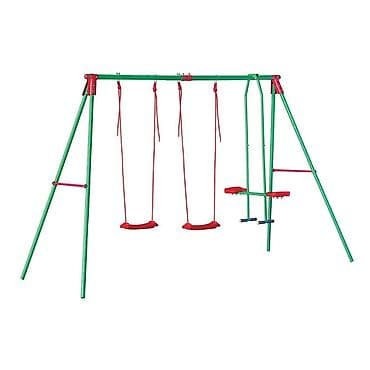 Dečije dvorišno igralo – set ljuljaški sa gredom i klackalicom ik - — 1