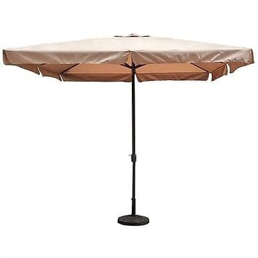 metalne tende za terase: Baštenski suncobran – kvadratni, 3x3 m - Oblik: kvadratni baldahin sa — 2