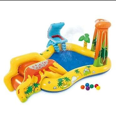 tunika sa renderom: 🌴 Intex dečiji bazen sa toboganom – Dino Park / Wet Set Collection — 2