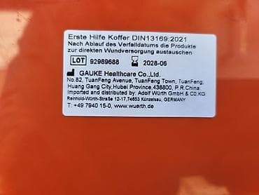 Rezervoari i burad: Würth kutija prve pomoći - Profesionalni komplet prve pomoći u — 6