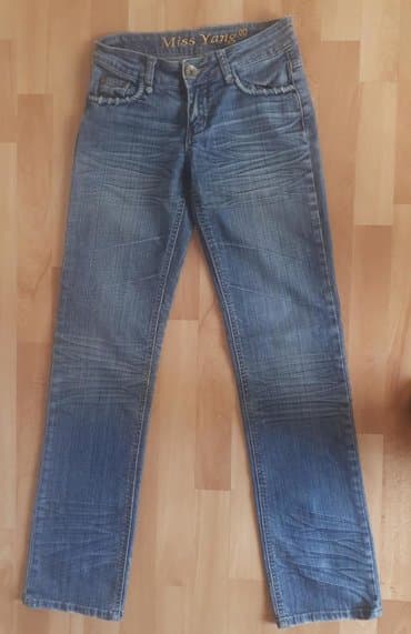 zenske mokasine broj 42: Prelepe farmerke 26 br. Kao na slici poluobim struka 35cm — 4