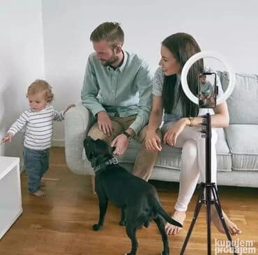 bezicni video nadzor cena: Ring light led svetlo za slikanje 12 inca 30cm + stativ Ring fill — 3