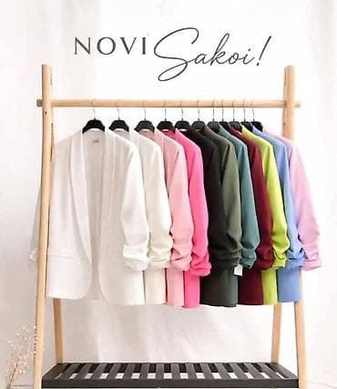 elegantne cizmice: Ženski sakoi – nova kolekcija - Model: klasičan, bez kopčanja, sa — 1