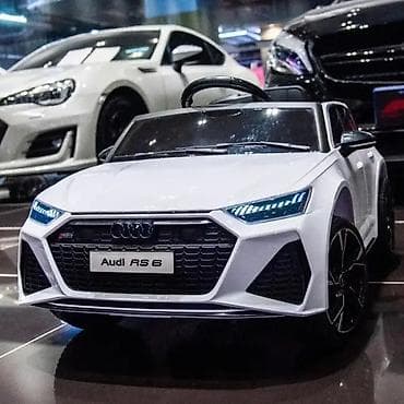 audi na daljinski: Audi RS6 – licencirani auto na akumulator za decu (Beli) Šifra — 9