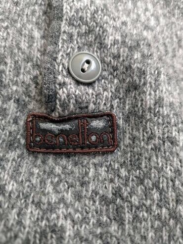 Venčanice i aksesoari: Džemper, Benetton, bоја - Siva, Vuna — 7