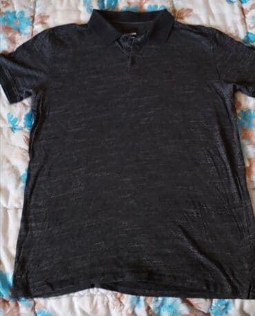 muski kačketi za zimu: Short sleeves T-shirt, 2XL (EU 56), color - Black, Cotton — 1