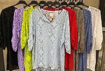 pull and bear zenske jakne: 06. Za punije 
Čipkana bluza 2.800 dinara H — 4