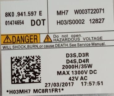 viljuška za ispitivanje akumulatora: Xenon ballast audi vw skoda 8ke 8k0.941.597 e nov zamenski tipski — 2