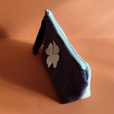 matrix naocare za sunce: Ručno rađena torbica/neseser od eko antilopa - Materijal: mekani eko — 6