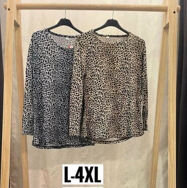 crvena karirana suknja: Ženske bluze sa dugim rukavima, raznobojnih dezena - Model: klasičan — 5