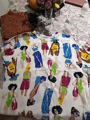 sorc m: Paket ženskih majica 8 komada,vecina S uglavnom Zara.bez — 6