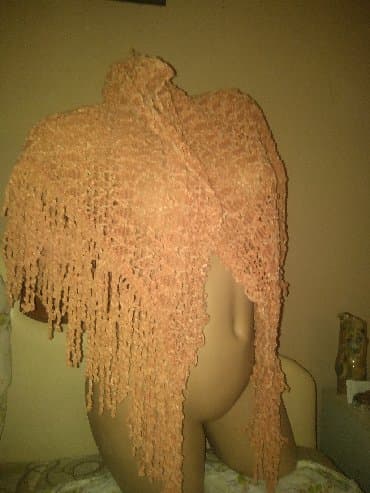 kargo pantalone h m: Ponco, sal, sa resama. Prljavo roza. Topao i bez mane — 1