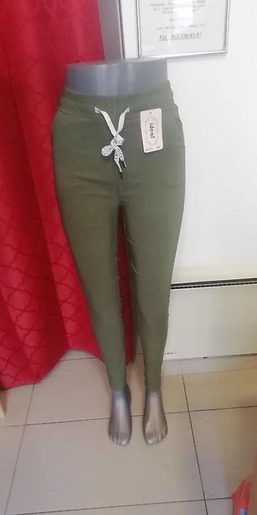 Zenske pantalone pamuk elastin vel. S. M. L. Xl. 2xl. cena 1399 din na lalafo.rs Zenske pantalone pamuk elastin vel. S. M. L. Xl. 2xl. cena 1399 din