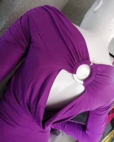 lidl haljine 2024: S (EU 36), color - Purple, Long sleeves — 5